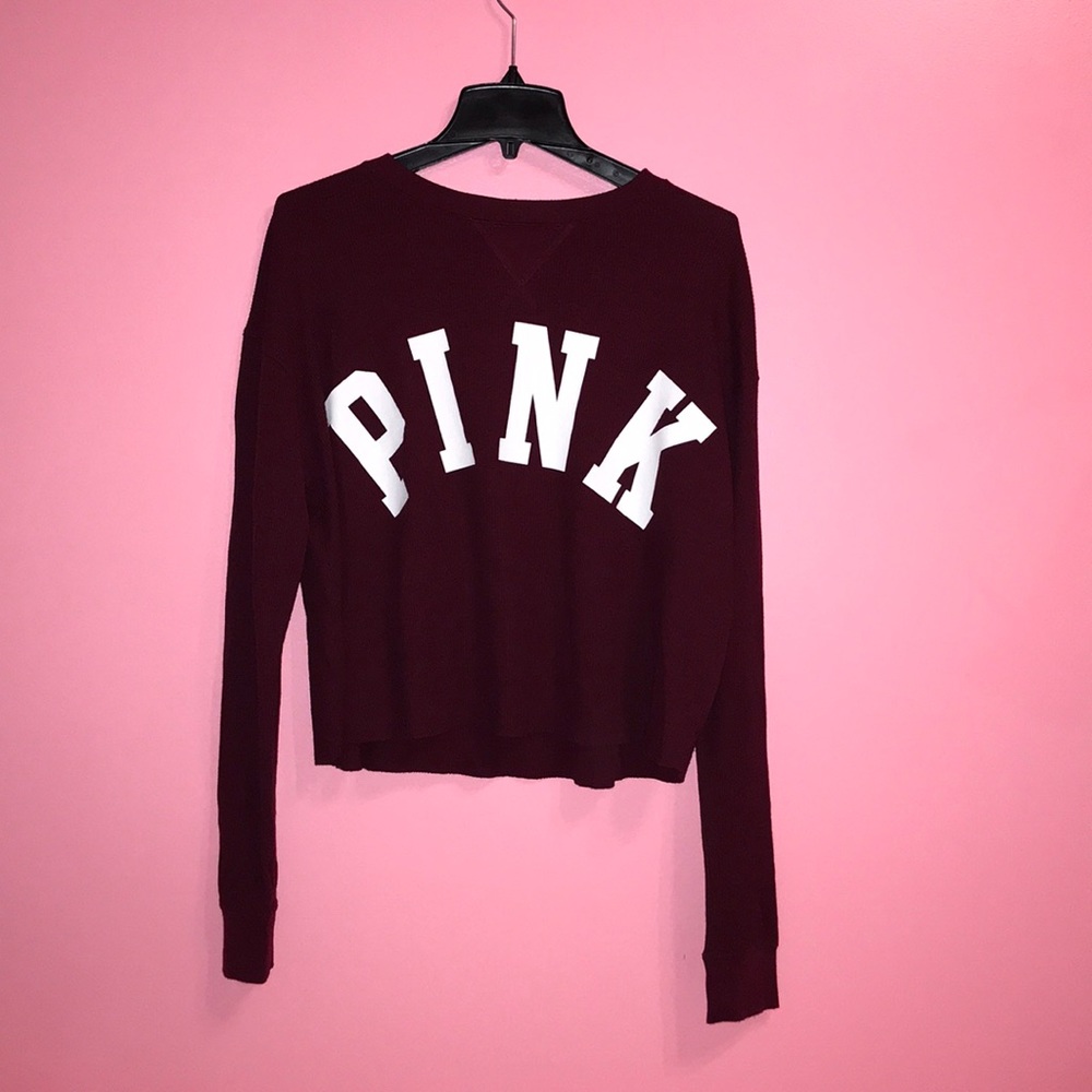 Pink cropped shirt
